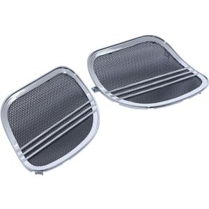 Chrome Tri-Line Speaker Grills Cover Trim for Harley Road Glide 2015-2023
