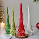 Christmas Candle Molds, 3D Santa Claus Silicone Mold for Candle Making, Xmas Gnome Epoxy Resin Molds, moldes para velas, DIY Wax Soap Aromatherapy Mold for Winter Home Decor (Gnome)