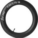 AR-PRO 2.50/2.75-14 Dirt Bike Inner Tubes with TR4 Straight Valve, 60/100-14 Heavy Duty Motorcycle Tube for 50cc to 160cc Dirt Pit Bike Tires, Compatible with Apollo RFZ Atomik Thumpstar etc (1-Pack)