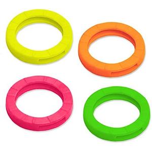 Lucky Line Large Key Identifiers, 150 Per Box, Assorted Neon Colors (16617)