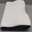 Derila Cervical Neck Pillow for Sleeping - Ergonomic Neck Support Pillow for Back, Stomach, Side Sleeper Contour Memory Foam Pillows for Shoulder Relief - 19.7" x 11.8" x 3.9"