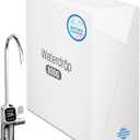 Waterdrop X8-WAN Alkaline Mineral Tankless Reverse Osmosis System, NSF/ANSI 42&58&372 Certified, 800 GPD RO Filter, 10-Stage Filtration Undersink RO System, 2:1 Pure to Drain, LED Faucet, BPA Free
