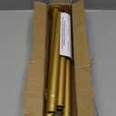 Gold Shower Curtain Rod 31 to 80 Inch,1 Inch Diameter Adjustable Spring Tension Stainless Steel Telescoping Rod,Easy Install,No Rust