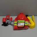 Liberry Fireman Costume for Kids 3 4 5 Years Old, Firefighter Tools with Fire Extinguisher, Pretend Play Toy Gift for Toddler Boys & Girls