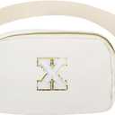 Birthday Gifts Christmas Personalized Gift for 4 5 6 7 8 9 10 11 12 13 14 Year old Girls Teen Sister Kid Initial Letter Fanny Pack Trendy Stuff Crossbody Bag White Letter X