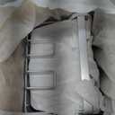 Adhesive Shower Caddy, No Drilling Bath Organizers 5 Pack, Rustproof Shelves with Soap Holder & Toothbrush Holder, Bathroom Organizers and Storage, Silver