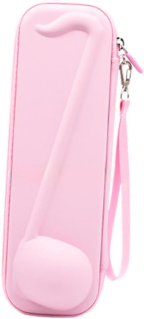 Colaxi Case for Japanese Electronic Musical Instrument, Music Toy Storage Holder,Portable Synthesizer, for Show, Pink