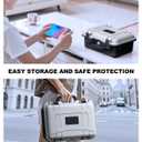 Travel Carrying Case for Nintendo Switch 2 & Accessories, All in One Protective Case, Hard Shell Cases with 12 Game Cards Slots, Waterproof Storage Organizer Box for Dock, Pro Controller-Black