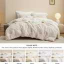 Bedsure Queen Comforter Set - Beige Comforter, Boho Tufted Distressed Vintage Bedding for Kids, 3 Pieces Farmhouse-Style Bed Set for All Seasons, Fluffy Soft Bedding with 2 Pillow Shams
