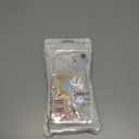 2 x PIXIU Case for iPhone 16 Compatible with Magsafe, Laser Glossy Pattern,Cute Curly Wave Clear TPU Bumper Military Grade Drop tection Phone Cover for Women/Girls -Pink Flower