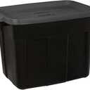 United Solutions RMRT180025 Tote, 18 Gallon, Black with Gray