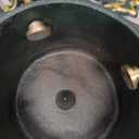 Huwena Christmas Tree Stand with Water Reservoir 8ft Real Tree Green Christmas Holder Cast Iron Artificial Trunks Stand Fits up to 5" Pine Holder Base for Xmas Vintage Rustic Decor