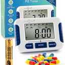 TabTime Pill Reminder with 8 Alarms per Day, Pill Tracker, Pill Timer, Medication Reminder Devices, Medication Tracker, Essential Parkinson's Patient Gadget