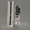 Compatible with Apple Watch Band 49mm 46mm 44mm 45mm 42mm 40mm 38mm 41mm, Stainless Steel iWatch Bands with 2 Pack Tempered Glass Case for Series 11/10/9/Ultra 3 2/8/7/6/5/4/3/2/1/SE for Men (Black)