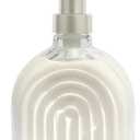 Glass Soap Dispenser for Kitchen and Bathroom Contertop Wash Hand Liquid, Dish Detergent, Farmhouse Style Shampoo Lotion Pump (1, Clear Glass with Champagne, 4" x 2"x 6-5/8")