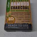 Activated Charcoal Odor Absorber for Strong Odors in Car, Closet, Shoe, Basement. 10 Activated Charcoal Bags Odor Absorbers for Home. Bamboo Charcoals Air Purifying Bag Charcoals Deodorizer Eliminator