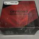 7 Inch 90W Amber Yellow LED Offroad Light with DRL, 8000LM Waterproof Driving Light Spot Flood Combo Work Light for Wrangler, ATV, SUV, UTV, Trucks, Pickup, 4x4, F150 - Pack of 1