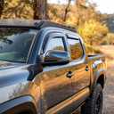 Rain Guards Side Window Visor Vent Outside Mount Fits for Toyota Tacoma Double Cab 2024 2025 2026