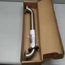 Amazon Basics Bathroom Handicap Safety Grab Bar, 18 Inch Length, 1.5 Inch Diameter, Holds up to 500LBs, ADA Compliant, Stainless Steel