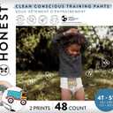 The Honest Company Clean Conscious Training Pants for Sensitive Skin, Hypoallergenic, Fragrance-Free, Rompin' & Stompin' Diggin' It, Size 4T/5T (38 lbs), 48 Count