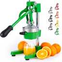 CO-Z Hand Press Juicer Machine, Manual Orange Juicer and Professional Citrus Juicer for Orange Juice Pom Lime Lemon Juice, Commercial Lemon Squeezer and Orange Crusher, Easy to Clean, Green