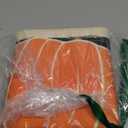 Floor Rug Watercolor Stripes Pumpkin Decorative Doormat Fall Seasonal Harvest Thanksgiving Vintage Rustic Low-Profile Yard Floor Mat Gift for Women Men 18x30 Inch