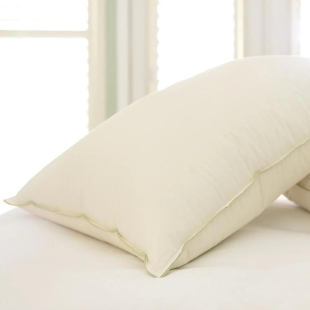 Beige Pillows 21x21 inches, Feathers inside, 2 Pieces