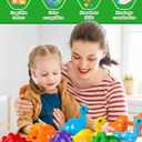 52PCS Dinosaurs Alphabet Learning Toy for Kids 2-4, Montessori ABC Matching Letters Dino Toys Gifts for Toddlers 3-5, Educational Fine Motor Preschool Learning Toys for 2 3 4 Year Old Boys Girls