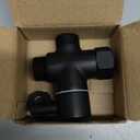 Sneatup Solid Brass 3-way G1/2 Shower Diverter (Matte Black)