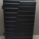 Coolife Larage Luggage Hardside Expandable Suitcase with Spinner Wheels Checked 28-InchTeal Blue