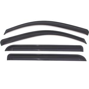 KPY Window Visor Compatible with BMW 3 Series Sedan 2005-2011, 4PC Rain Guard Side Window Vent Deflectors Tape-On Style, 2005 2006 2007 2008 2009 2010 2011 (323 325 328 330 335 M3) (05-11 BMW 3 Series Sedan)