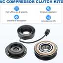 JDMON Air Conditioner AC Compressor Clutch Kit Compatible with Buick Enclave Chevy Traverse GMC Acadia Saturn Outlook 2007 2008 2009 2010 2011 2012 V6 3.6L Replace 157313, 15926085, 20844676, 25891797