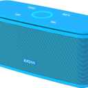 DOSS SoundBox Touch Wireless Bluetooth Speaker-12W HD Sound with Rich Bass, IPX5 Waterproof, 20H Playtime, Handsfree, for Gatherings, Home, Office, Outdoor, Travel-Blue