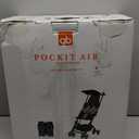 gb Pockit Air All Terrain Ultra Compact Lightweight Travel Stroller with Breathable Fabric in Velvet Black
