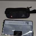 Alpha Keeper Money Belt for Travel Hidden Under Clothes  RFID Blocking Passport Holder & Slim Waist Wallet Pouch for Women & Men, Anti-Theft Travel Accessories (Strap sizes: 25" - 45" (Max Stretch 55"), Black)