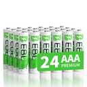 EBL AAA Rechargeable Batteries 24 Counts, Ni-MH Rechargeable AAA Batteries 1100mAh 1.2V Batteries