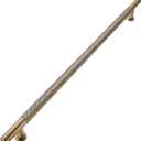 khtumeware 1 Pack 18 Inch(457mm) Soild Knurled Appliance Pulls Antique Champagne Bronze Cabinet Pulls Drawer Pulls Kitchen Hardware Kitchen Handles for Cabinets Cupboard Handles