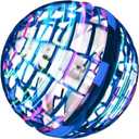 Flying Ball, Flying Orb Ball, Colorful Relaxing Light Intelligent Induction USB Charging Flying Ball Toy for Boys Outdoor (Blue)