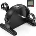 Padel Exerciser Mini Exercise Bike for Leg and Arm Cycling, Warm Up Exercise (Black)