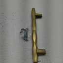 Amerock | Cabinet Pull | Golden Champagne | 5-1/16 inch (128 mm) Center to Center | St. Vincent | 1 Pack | Drawer Pull | Drawer Handle | Cabinet Hardware