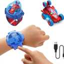 Spider Toy for Boys, Remote Control Watch Toy for Kids, Mini RC Car with LED Light and Wrist Strap for Indoor and Outdoor Play, Birthday for Toddlers