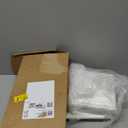 Sasylvia 4 Pcs 5 x 5 Inch Vinyl Fence Post Caps (Actual 5x5), White PVC England Style Cap Top Pyramid Square Waterproof UV Resistant Decorative Vinyl Fence Post Caps