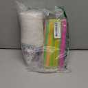 200 Snow Cone Cups 6 Oz and 200 Spoon Straws