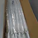 GEWURIZXY 20 Pcs Wedding Clear Bubble Umbrella Bulk 46 Inch Large Dome Rain Windproof Stick Umbrellas for Weddings Prom Graduation and Outdoor Events(White) (Clear, 82CM 20PCS)