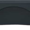 YOUR CHAIR COVERS - Spandex 6 Ft x 18 Inches, Narrow Classroom Open Back Rectangular Training Stretch Tablecloth - Black, 2 PAck