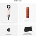 Dyson Supersonic Travel Styling Duo (Supersonic Travel™ Hair Dryer + Omega™ Leave-in Conditioning Spray) + Supersonic™ Travel Bag Black/Rose