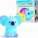 Koala Timer Pal Visual Timer for Kids/Adults with Audio Time Management Tool, Color-Changing Visual Countdown, Fun Adults/Kids Timer Visual for Classroom/Home/Calming Corner