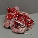 Red Christmas Sheets Twin XL Size Bed, Xmas Holiday Pattern Bedding Sheets & Pillowcases - 16 Inch Deep Pocket, Super Soft Microfiber Printed Sheet Set 3 Piece