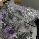 Foldable Rollator Walker with Seat for Seniors, All-Terrain Wheels, 350lb Capacity, Reinforced Inner Metal Rod for Easy Folding & One-Hand Carry, Lightweight Rolling Walker - Purple