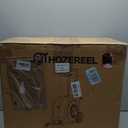 Portable Trolley Cart Retractable Hose Reel by HOZEREEL, All in One Connectable Garden Hose Reels and Enclosed Storage, Self Propelling Hose Reels, 10 Pattern Nozzle, 100FT 1/2" Hose Included